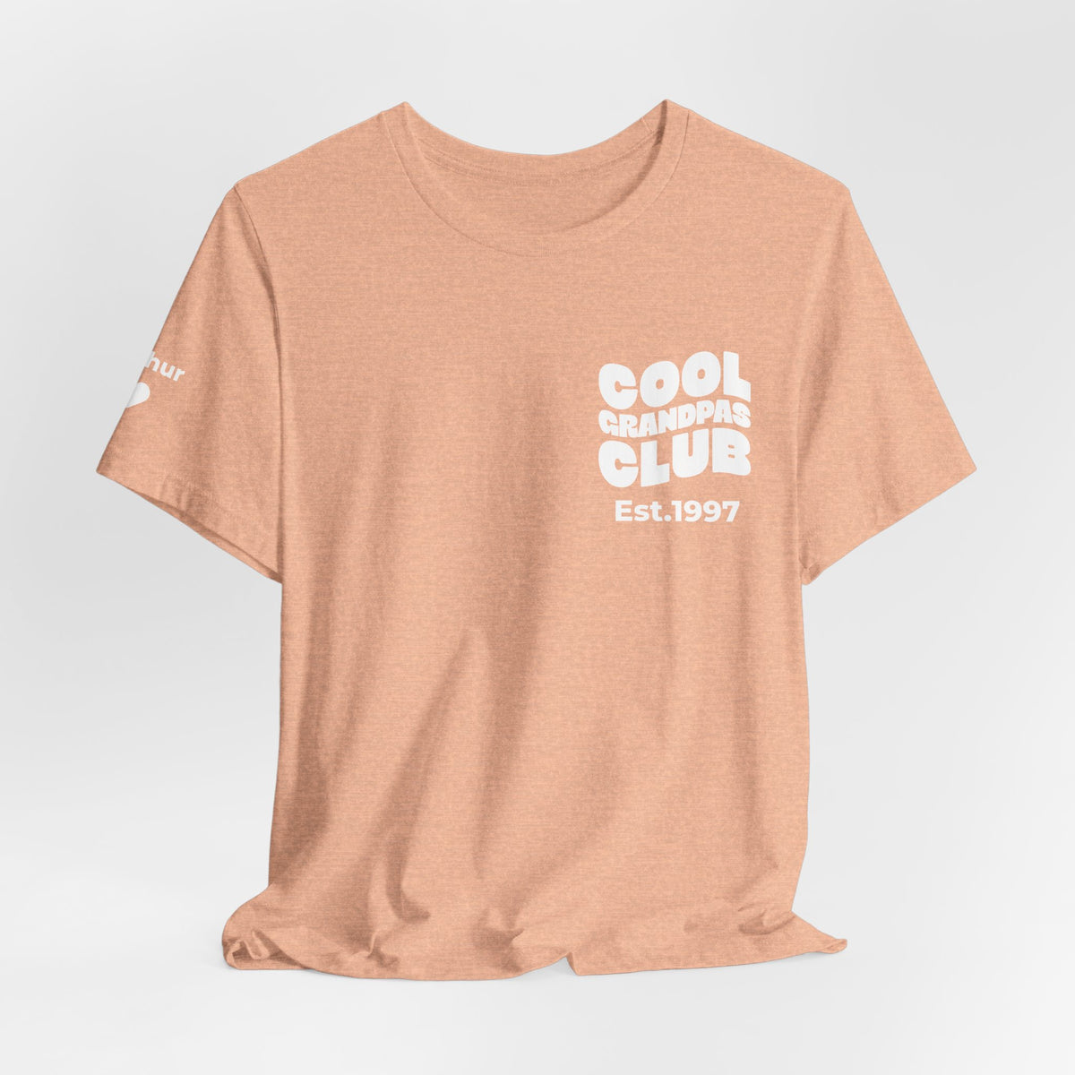 T-Shirt Cool Grandpas Club & Sleeve Names