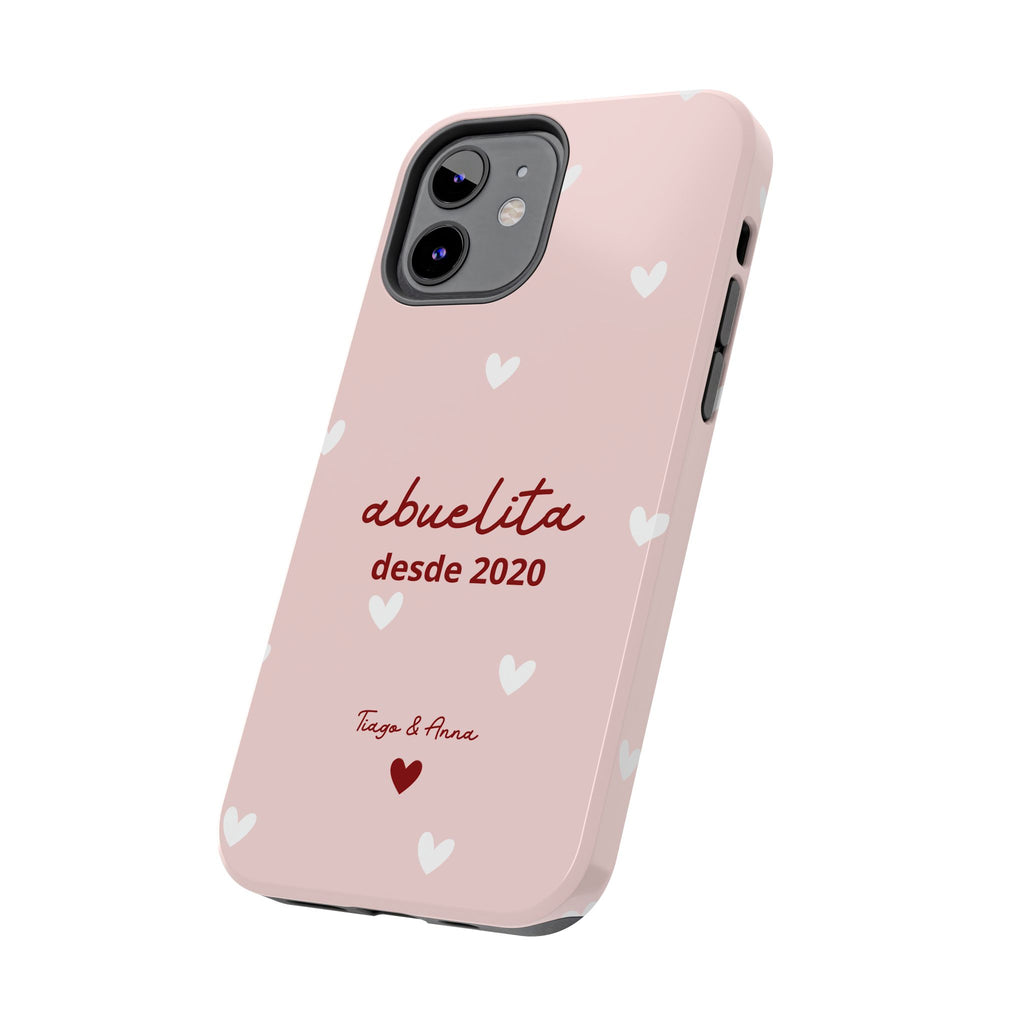 Funda Mamá o Abuelita Personalizada con Fecha y Nombres