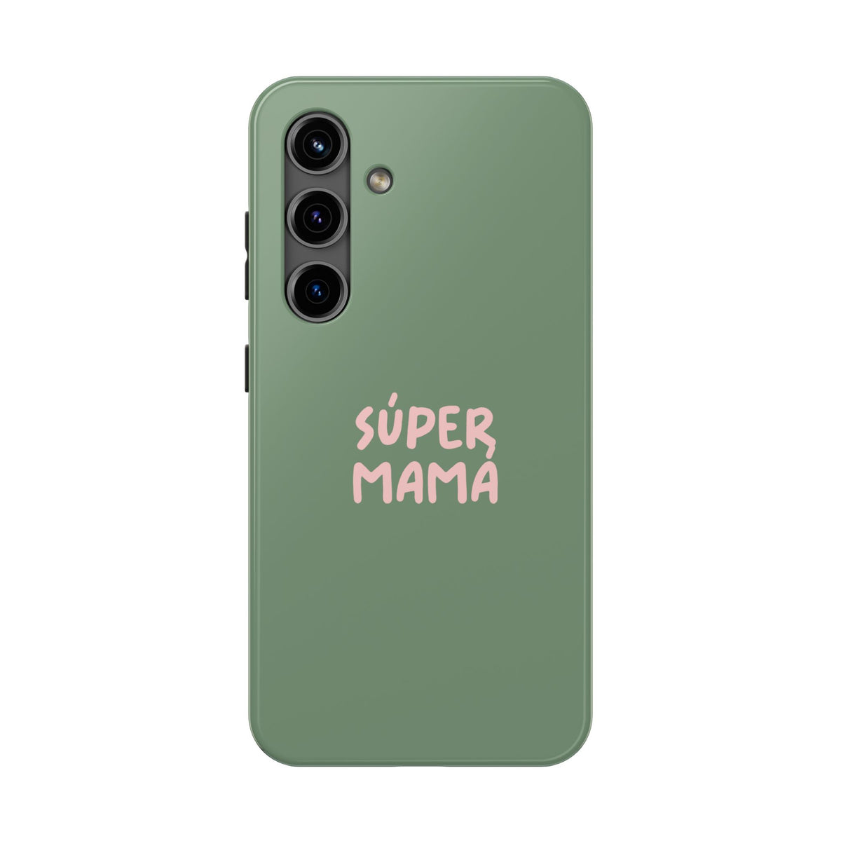 Green Phone Case with Custom Text